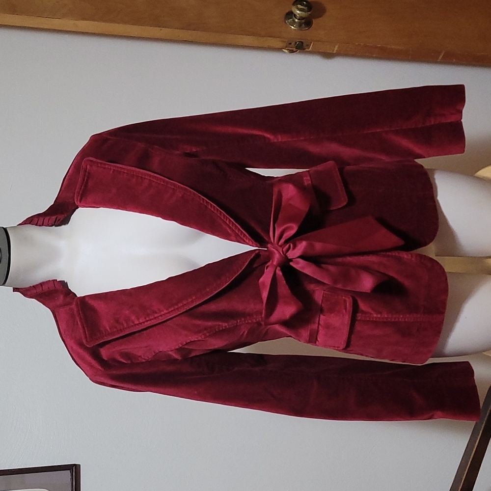 White House Black Market Red Blazer